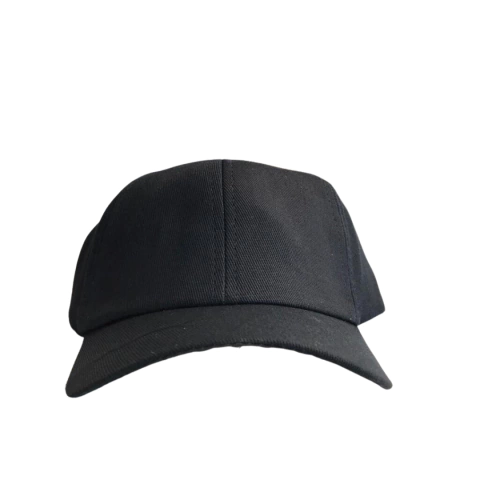 BONÉ LISO BRIM PRETO COM VELCRO - 1 UNIDADE