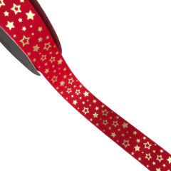 FITA GORGURÃO YAMA ESTAMPADA ESTRELAS 38MM - 2 METROS na internet