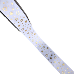FITA GORGURÃO YAMA ESTAMPADA ESTRELAS 38MM - 2 METROS - comprar online