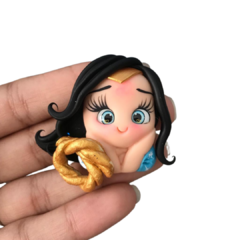 APLIQUE BISCUIT NAMORADEIRA MULHER MARAVILHA - 1 UNIDADE - comprar online