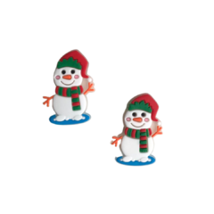 Aplique Boneco de Neve Emborrachado - 1 unidade