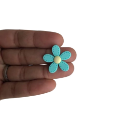 Aplique Flor Pespontada Pequena Emborrachada - 1 unidade na internet