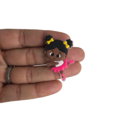 Aplique Bailarina Saia Rosa emborrachado - 1 unidade - comprar online