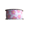 FITA PESPONTO POMPOM SINIMBU FLORES ROSA CLARO (38MM)