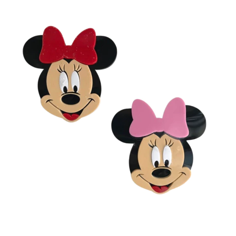 APLIQUE MINNIE EM ACRÍLICO PARA ARCO - 1 UNIDADE