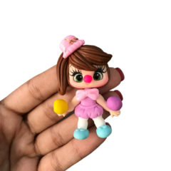 APLIQUE BISCUIT BONECA PALHACINHA - 1 UNIDADE - comprar online