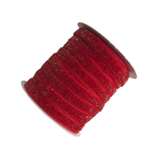 FITA VELUDO C/ BRILHO (10MM) - 1 METRO - comprar online