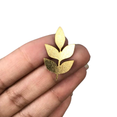 Ramo de Folha Dourada Lonita - comprar online