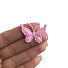 APLIQUE BORBOLETA DE TECIDO
