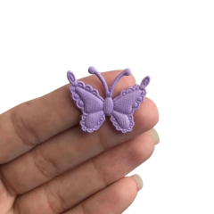 APLIQUE BORBOLETA DE TECIDO - loja online