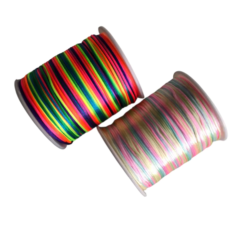 FIO RABO DE RATO COLORIDO (FIO DE SEDA 1MM) - 1 METRO