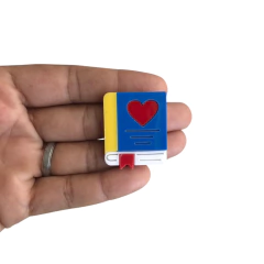 Aplique Livro Escolar em acrílico para Laço - 1 Unidade na internet