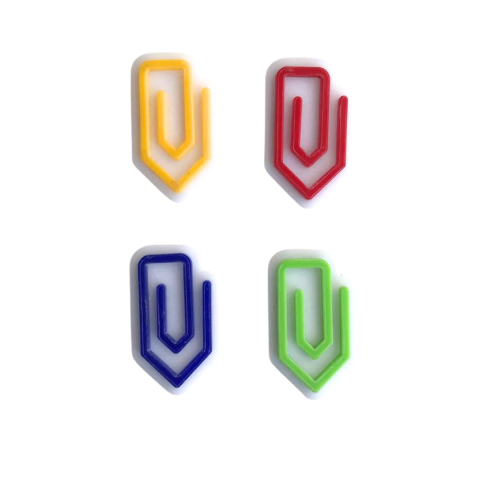 Aplique Clips Escolar em acrílico para Laço - 1 Unidade