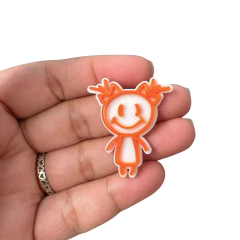 Aplique Boneca Rabisco em acrílico para Laço - 1 Unidade - comprar online