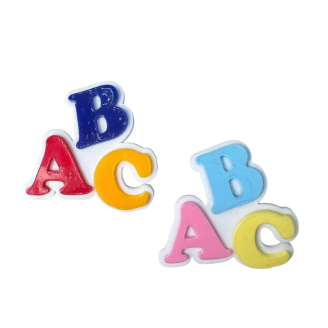 APLIQUE ABC ESCOLAR ACRÍLICO PARA ARCO - 1 UNIDADE