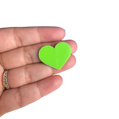 CORAÇÃO DE ACRILICO 3CM - 1 UNIDADE - loja online