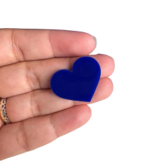 CORAÇÃO DE ACRILICO 3CM - 1 UNIDADE na internet