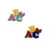 APLIQUE ABC ESCOLAR EMBORRACHADO - 1 UNIDADE