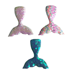 APLIQUE CAUDA SEREIA PAETÊ - 1 UNIDADE