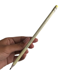 LÁPIS PEROLADO PASTEL COM BORRACHA HB (LEO&LEO) - 1 UNIDADE