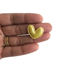 APLIQUE CORAÇÃO HOLOGRÁFICO - 1 UNIDADE na internet