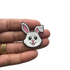 Aplique Coelho (Rosto) Emborrachado - 1 unidade - comprar online