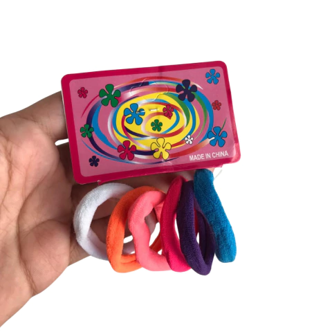 XUXINHA DE CABELO COLORIDA - 6 UNIDADES