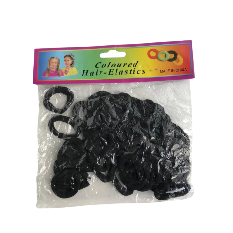 XUXINHA DE CABELO PRETA PEQUENA - 50 UNIDADES