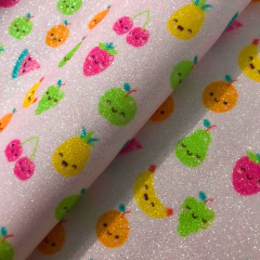 LONITA ESTAMPADA FRUTINHAS GLITTER FINO (25X68CM) - 1 UNIDADE - comprar online