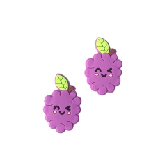 Aplique Frutinha Uva com Rostinho Emborrachado - 1 unidade