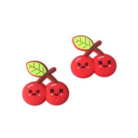 Aplique Frutinha Cereja com Rostinho Emborrachado - 1 unidade