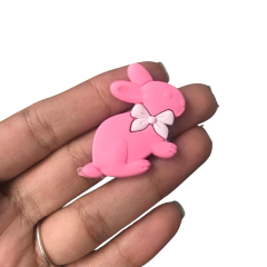 APLIQUE COELHO DE LACINHO EMBORRACHADO - 1 UNIDADE - comprar online