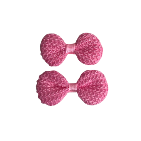 APLIQUE LACINHO CROCHÊ ROSA PRINCESA - 5 UNIDADES