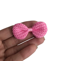 APLIQUE LACINHO CROCHÊ ROSA PRINCESA - 5 UNIDADES na internet