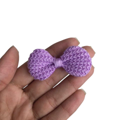 APLIQUE LACINHO CROCHÊ LILÁS - 5 UNIDADES na internet