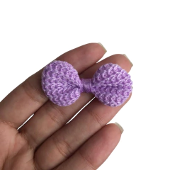 APLIQUE LACINHO CROCHÊ LILÁS - 5 UNIDADES - comprar online