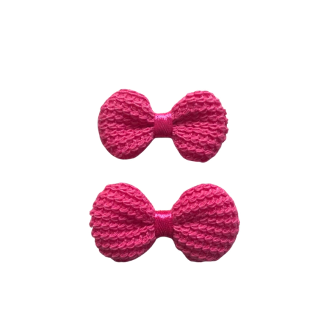 APLIQUE LACINHO CROCHÊ PINK- 5 UNIDADES