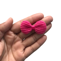 APLIQUE LACINHO CROCHÊ PINK- 5 UNIDADES na internet