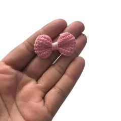 APLIQUE LACINHO CROCHÊ ROSÊ - 5 UNIDADES - comprar online