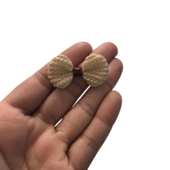 APLIQUE LACINHO CROCHÊ BEGE - 5 UNIDADES - comprar online