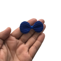 APLIQUE LACINHO CROCHÊ AZUL BIC - 5 UNIDADES na internet