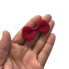 APLIQUE LACINHO CROCHÊ VINHO - 5 UNIDADES na internet