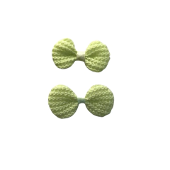 APLIQUE LACINHO CROCHÊ VERDE CLARO - 5 UNIDADES