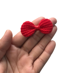 APLIQUE LACINHO CROCHÊ VERMELHO - 5 UNIDADES na internet