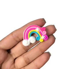 APLIQUE NUVEM ARCO ÍRIS EMBORRACHADO - 1 UNIDADE - comprar online