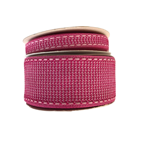 FITA PESPONTADA SINIMBU TEXTURA ROSA COR 02