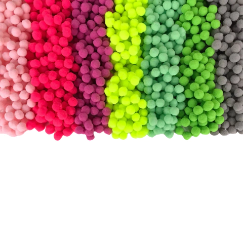 POMPOM MINI (10MM) - 100 UNIDADES