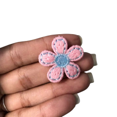 Imagem do APLIQUE FLOR DE CROCHÊ PESPONTADA - 1 UNIDADE
