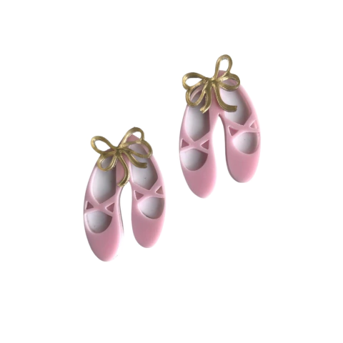 Aplique Sapatilha Bailarina Acrílico - 1 unidade