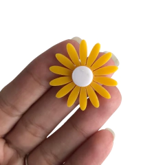 Aplique Flor Margarida em Acrílico - 1 Unidade - comprar online